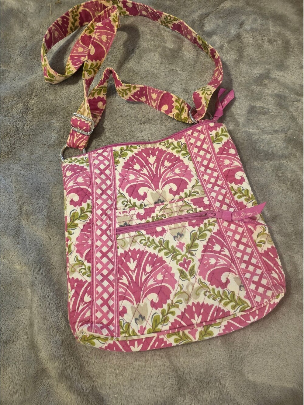 Vera Bradley Pink Floral Crossbody Bag